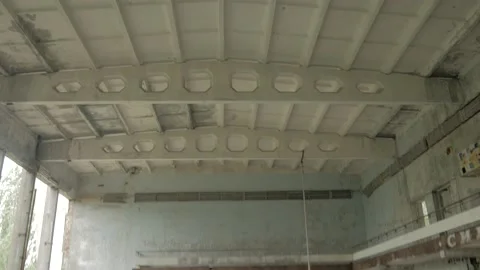 Gym in the city of Pripyat Stock Footage 194482107