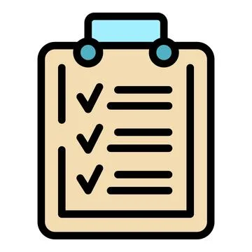 Gym clipboard icon vector flat Stock Illustration