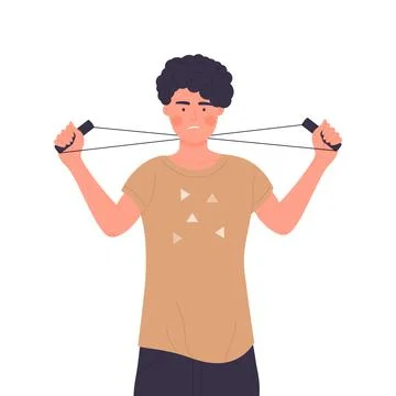 Gym crossfit boy program 스톡 일러스트