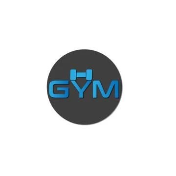 GYM design logo Stock Illustration