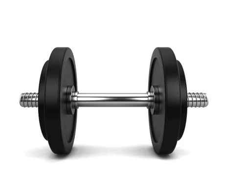 Gym dumbbell Stock Illustration