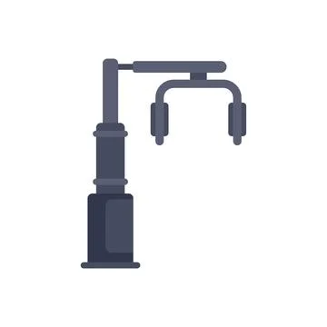 Gym equipment for doing dips exercises being unused in a gym Stock Illustration