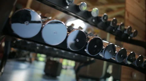 Gym equipment Stock Footage 63592793