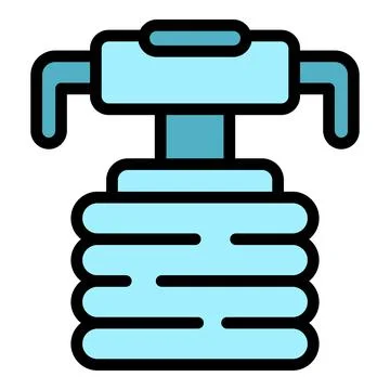 Gym equipment icon vector flat Stock Illustration