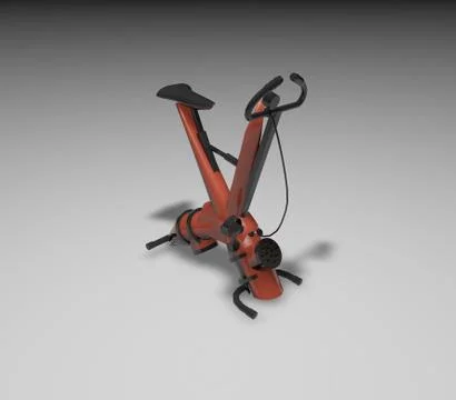 Gym exercise bike Stock Illustration