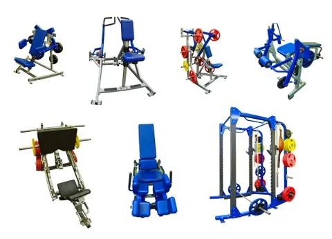 Gym exercise machines 스톡 사진