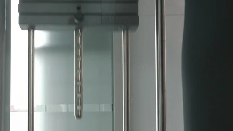 Gym Female assisted pull up 1 Stock Footage 87437766