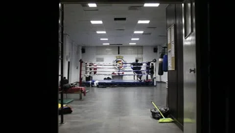 Gym Fight Stock Footage 10366527