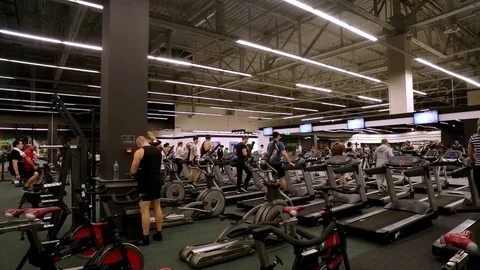 Gym fitness Stock Footage