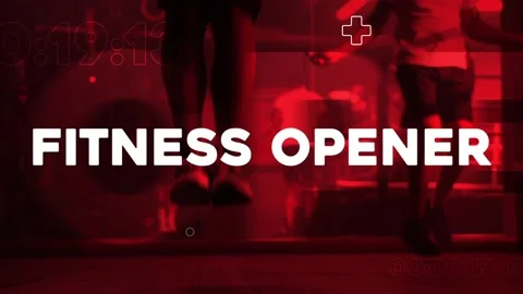 Gym & Fitness Opener Stock After Effects