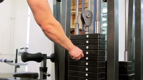 In a gym Stock Footage 47260906