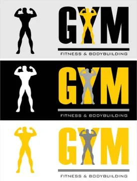 Gym. Gym typography Stock Illustration