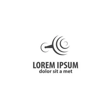 Gym icon design concept Stock Illustration