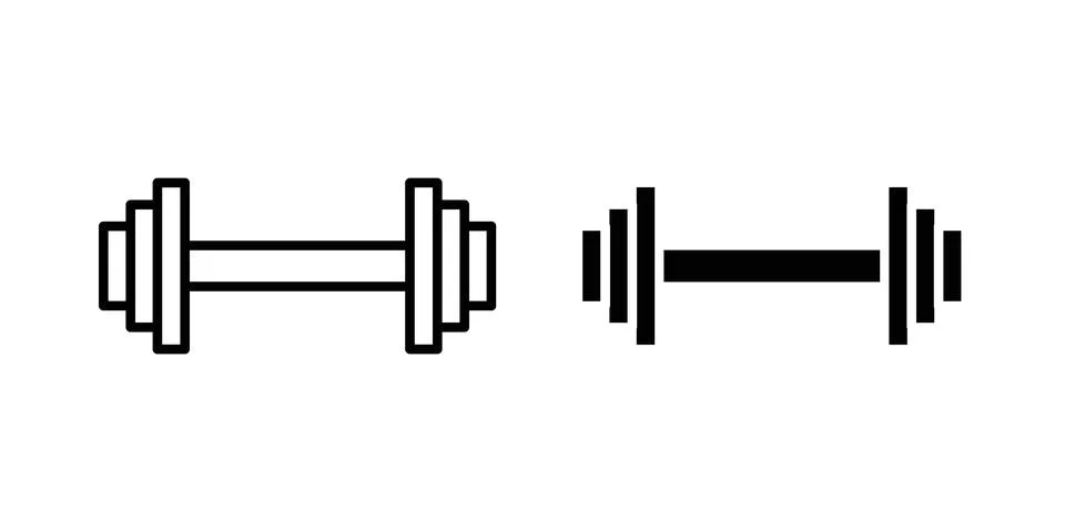 Gym icon graphic element. web icon set Stockillustratie