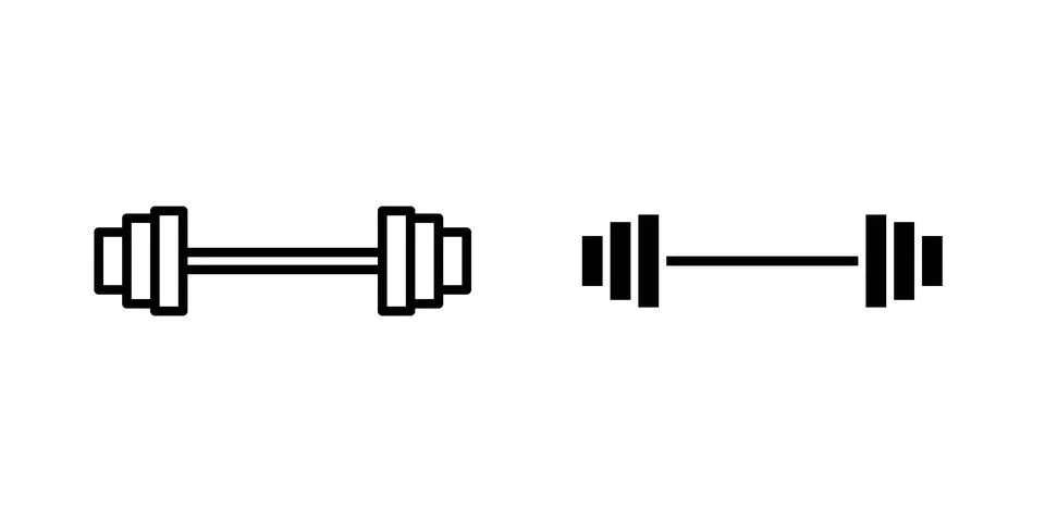 Gym icon vector design illustrations Stock Illustration