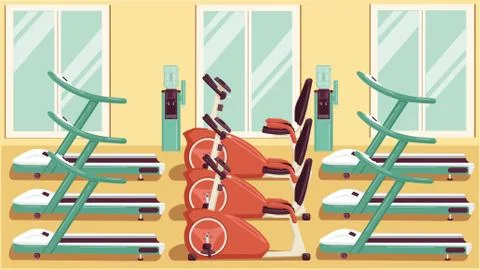 Gym  Stock Illustration