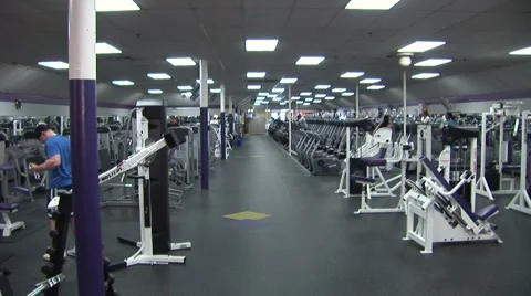 Gym inside wide Stock Footage 3274669