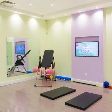 Gym interior design Stock Photos