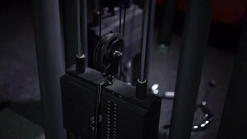 Gym interior with equipment Stock Footage 72000969