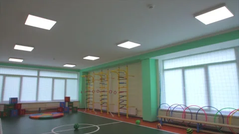 Gym in kindergarten Stock Footage 224892517