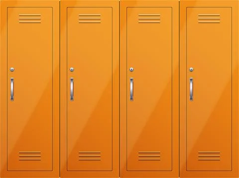 Gym lockers Illustration