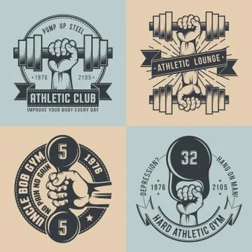 Gym logo Stock Illustration