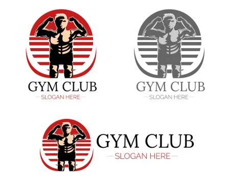 Gym logo 스톡 일러스트