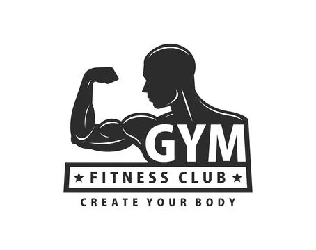 Gym logo Stock Illustration