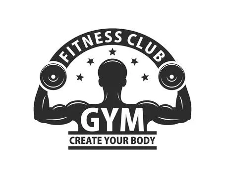Gym logo Stock Illustration