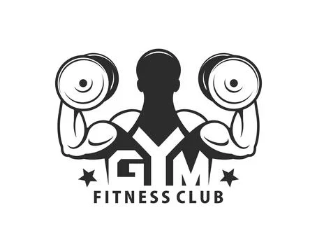 Gym logo Stock Illustration