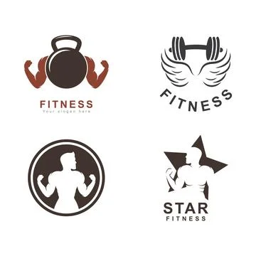 Gym logo vector Stock Illustration