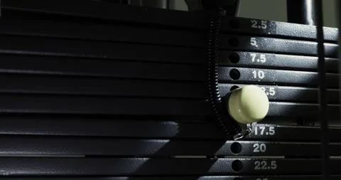 Gym machine in action Stock Footage 323777191