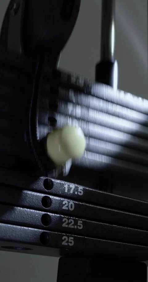 Gym machine in action Stock Footage 323777222