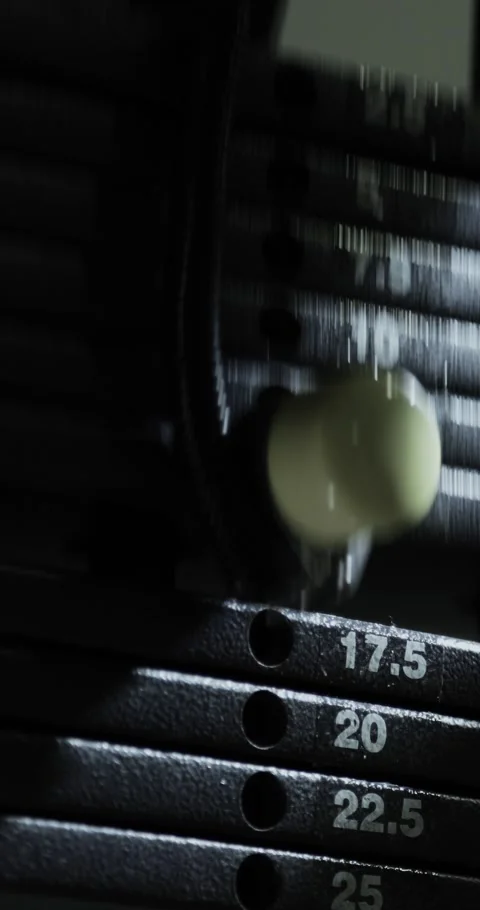 Gym machine in action Stock Footage 323777223