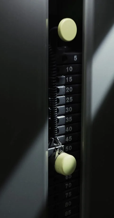 Gym machine in action Stock Footage 323777224