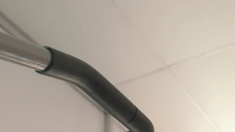 Gym Male Pull Ups 2 Stock Footage 87490884