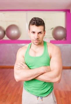 Gym man Stock-Fotos