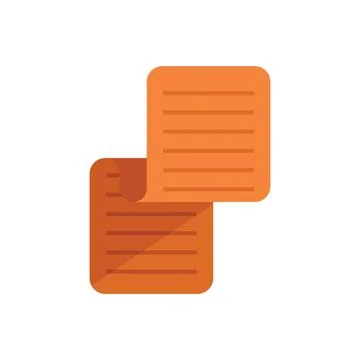 Gym mat icon flat vector. Carpet roll Stock Illustration