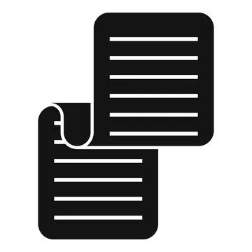 Gym mat icon simple vector. Carpet roll Stock Illustration