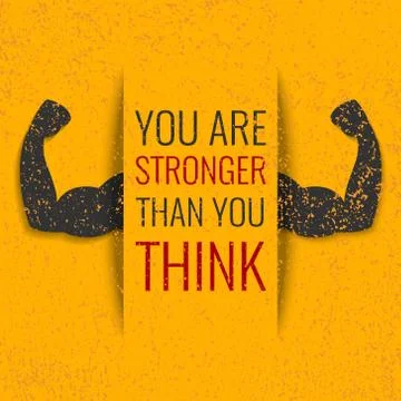 Gym motivation vector Stock Illustration