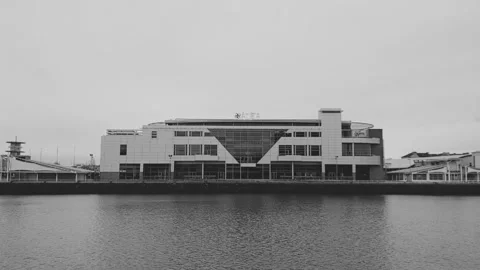 A gym on the riverside Stock Footage 171889941