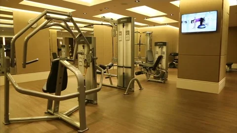 Gym Room Stock Footage 126892119