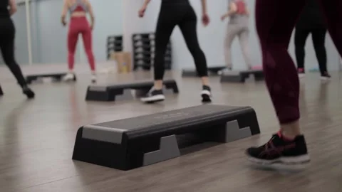 Gym step Stock Footage 170186877