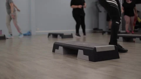 Gym step Stock Footage 170186881