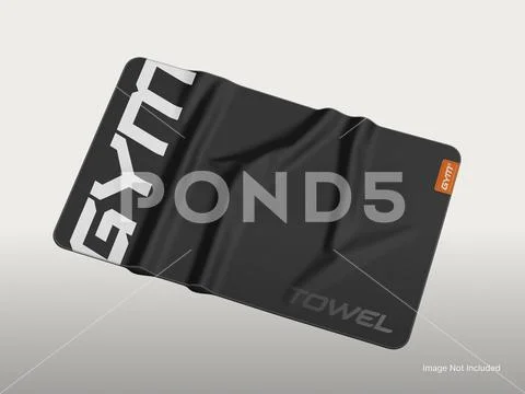 Gym Towel Mockup Modèle PSD