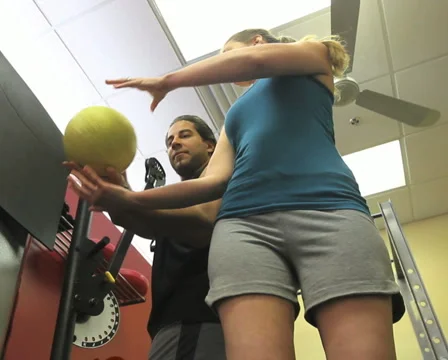 Gym Training Ball Stock Footage 947829