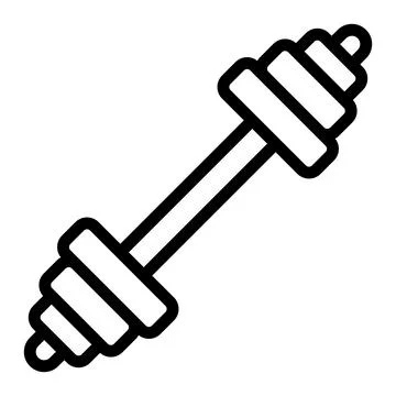 Gym Vector Icon Design Illustration Stock Illustration