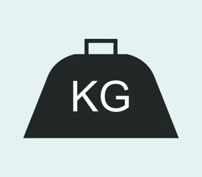 Gym weights icon on white background Stock Illustration