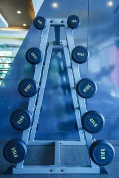 Gym weights Stock Photos