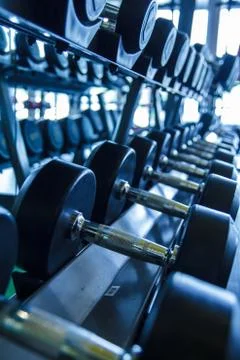 Gym weights Stock Photos